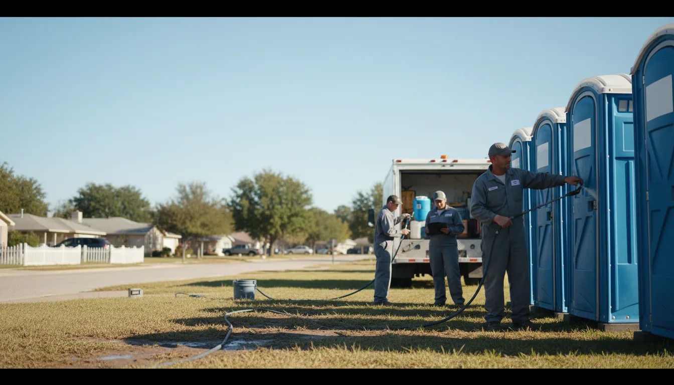 Long-Term Portable Toilet Rental in Oakland, MS near me